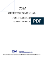 Tractor 293 Operation Manual