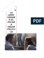 Por Qué La La Land Ganará El Óscar a Mejor Película