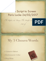 Script To Screen Art of