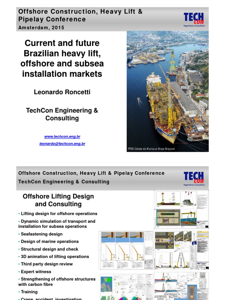 Brazilian Offshore Heavy Lift Insights | PDF | Subsea (Technology ...