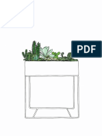 Printable wallpaper plant-box