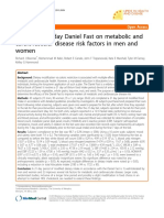 Effect of A 21 Day Daniel Fast On Metabolic and Cardiovascular Disease Risk Factors in Men and Women PDF