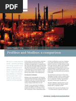 Siemens - Profibus and Modbus Comparison