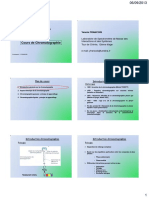 Cours de Chromatographie L3 Pro Synthese PDF