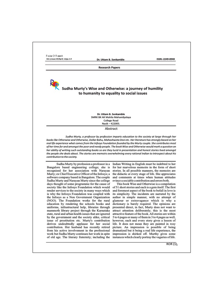 Wise And Otherwise Pdf