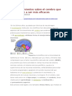 7 Descubrimientos Sobre El Cerebro Que Nos Ayudan a Ser Más Eficaces