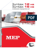 Mini Syntax 16 HS: Versatile and Innovative Automatic Stirrup Bender
