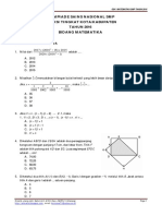 Soal Osk Matematika SMP 2016 PDF