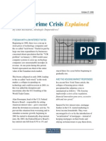 The Subprime Crisis Explained