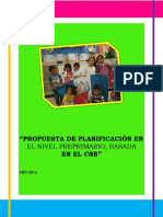 Planificacion Didactica Preprimaria Cpsa PDF