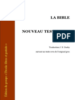 Biblie en Francais - Noveau Testament