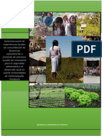 Sistematización de experiencias locales de consolidación de dinámicas comunitarias y fomento de procesos locales de innovación para la seguridad alimentaria y el desarrollo local en el municipio de Yamaranguila, Honduras