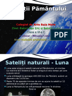 Satelitii Pamantului - Proiect Fizica