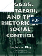 Reggae, Rastafari, And the Rhetoric of Social Control