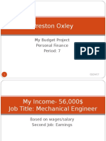 Marshall Budget Template 2016