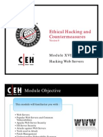 CEH Module 16: Hacking Web Servers
