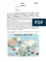 Apostila 1 de Inglês PDF