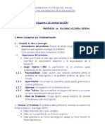 Esquema de Investigaión Licenciarura