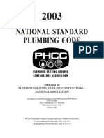 National Standard Plumbing Code (2003)