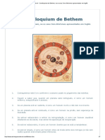 Astrologia Medieval - Centiloquium de Bethem, Ou Os Seus Cem Aforismos Apresentados em Inglês