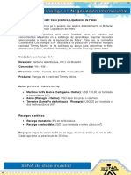 Evidencia 8 Caso Práctico, Liquidación de Fletes