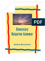 Elementary Bulgarian Grammar
