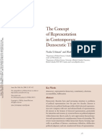 URBINATI, WARREN. The Concept of Representation in Contemporary Democratic Theory