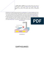 Earthquakes: Earth Crust Seismic Waves