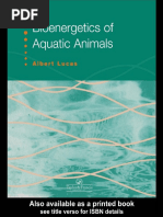 Bioenergetics of Aquatic Animals