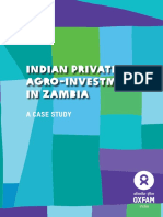 Indian Private Agro-Investments in Zambia: A Case Study