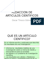 Redaccion de Articulos Cientificos