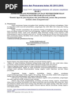 Administrasi Sarana Dan Prasarana Kelas XII 2015