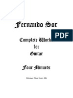 Sor, Fernando - Sin Opus - Four Minuets