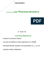 9 - Nonlinear Pharmacokinetics