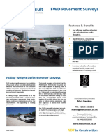 FWD Pavement Surveys: Falling Weight Deflectometer Surveys