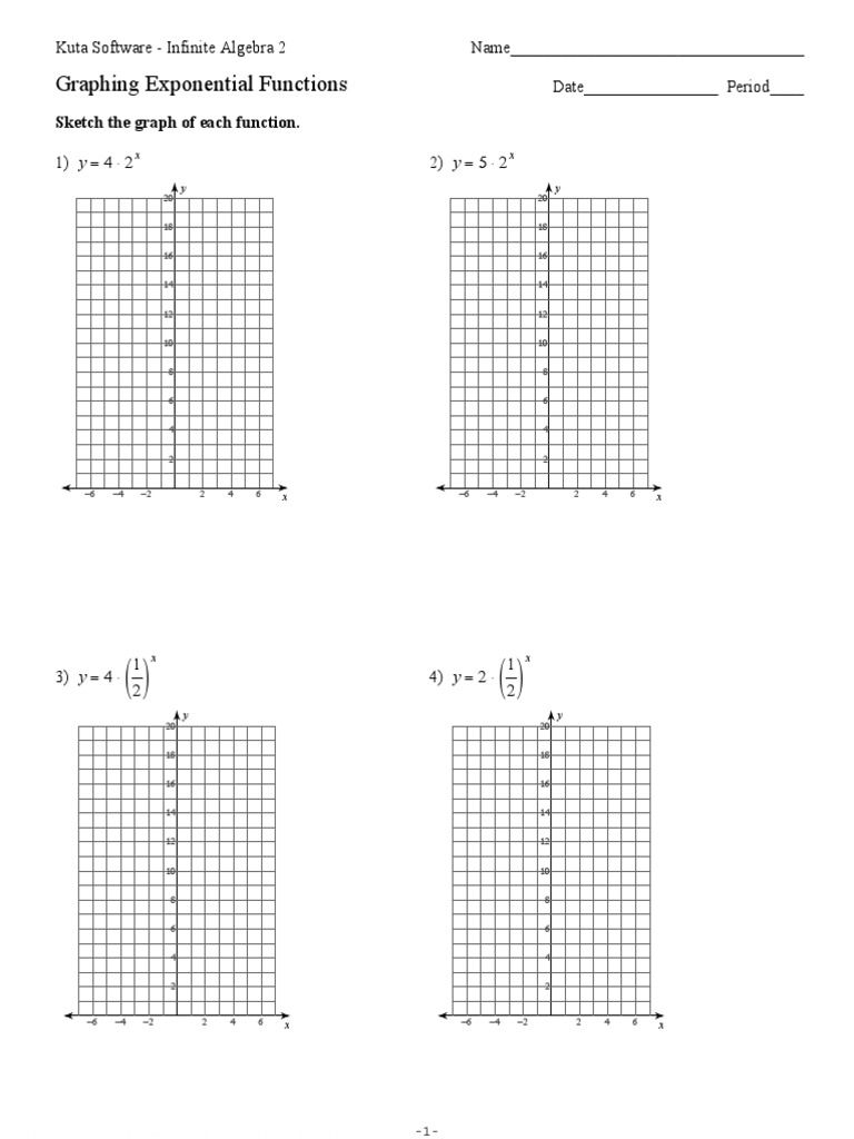 Graphing Exponential Functions | PDF