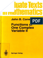 (Graduate Texts in Mathematics 159) John B. Conway-Functions of One Complex Variable II (Graduate Texts in Mathematics) (Pt. 2)-Springer (1995)