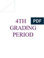 4TH Grading Period
