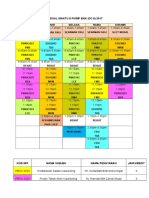 Jadual Waktu 8 Pismp B