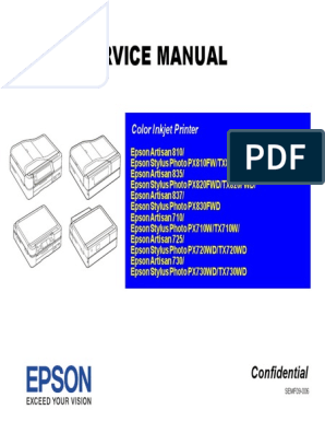 Artisan 810 - - 837 - 710 725 - 730 - Rev.E | PDF Electronic Circuits | Printer (Computing)