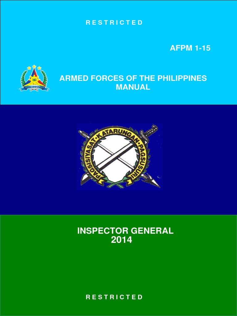 AFP Inspector General Manual (AFPM 115) A Comprehensive Reference on
