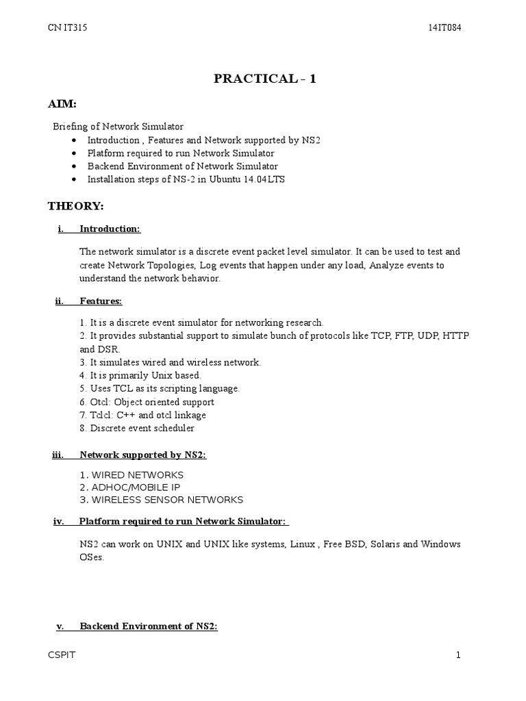 Network Simulator NS2 Installation Guide | PDF | Unix | Network ...