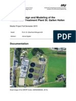 Analysis, Design and Modeling of The Wastewater Treatment Plant St. Gallen Hofen