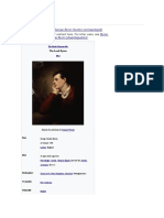 Lord Byron: For The Archaeologist, See - "Byron" and "George Byron" Redirect Here. For Other Uses, See and