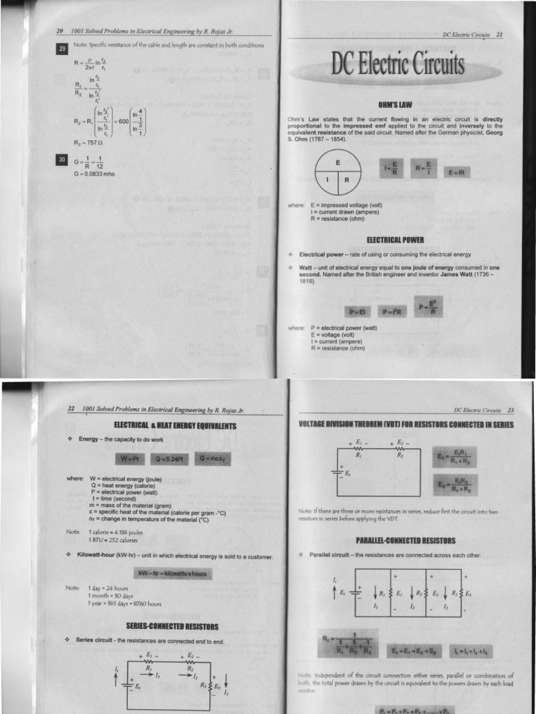 De Electric Circuits Ee | PDF | Volt | Resistor