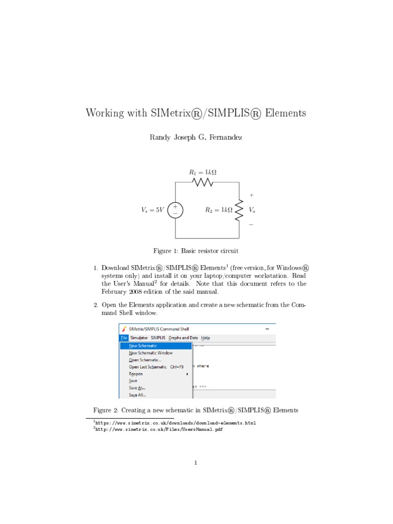 circuit-simulation.pdf | Electronic Component | Electrical ...