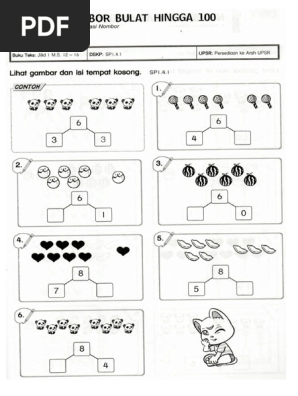 Soalan Matematik Tahun 1 Kombinasi Nombor Tersoal P