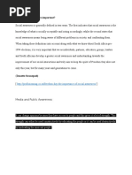 Download Why Social Awareness is Important by Kabir Hossain SN340265954 doc pdf