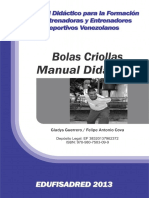 Manual Didactico de Bolas Criollas