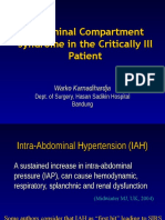 Abdominal Compartement Syndrome
